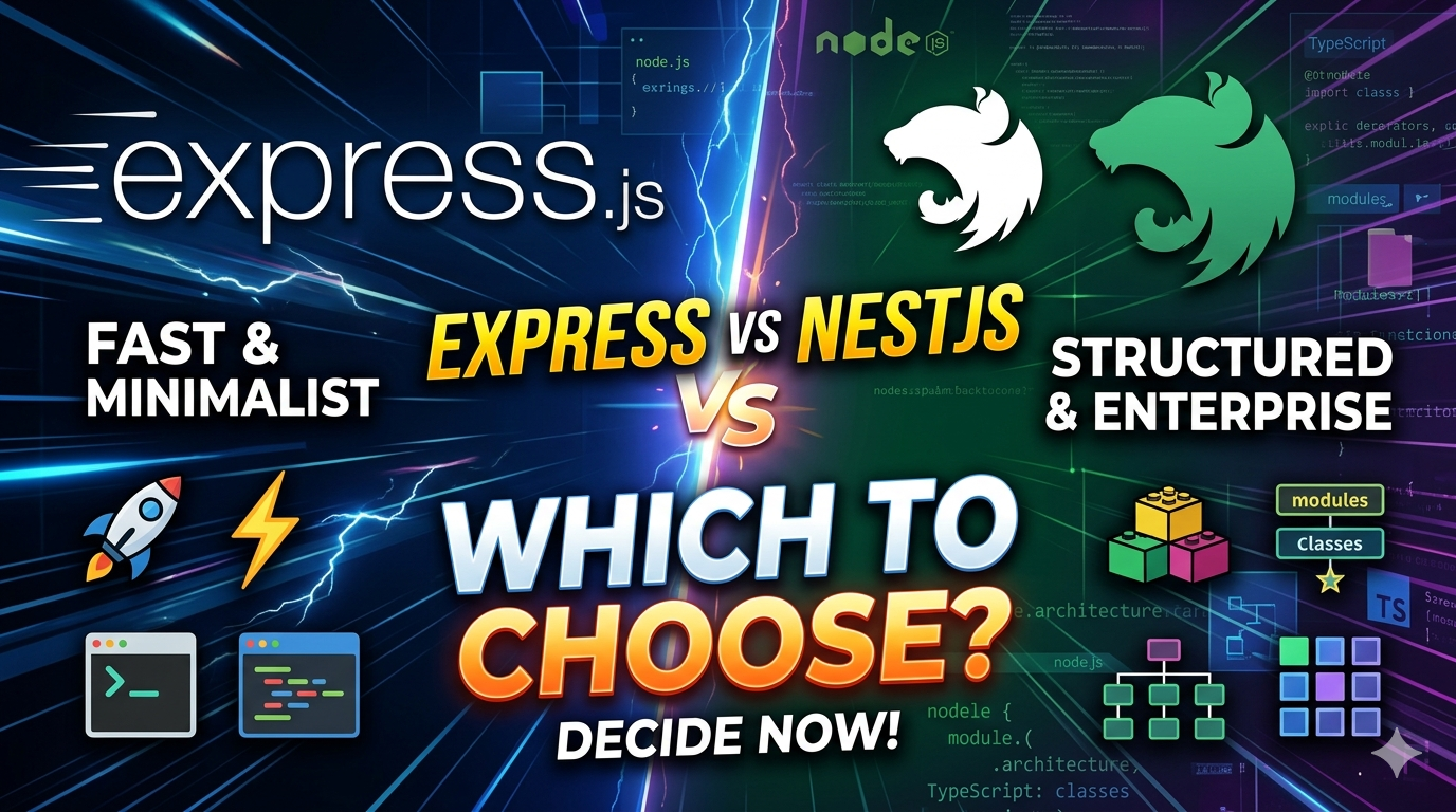 Express.js vs NestJS: Which One Should You Choose?